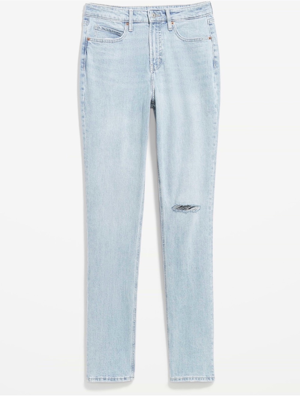 Old Navy Curvy Light Blue High-Rise Straight Jeans NWT